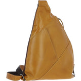 Ashwood Leather Spacious Unisex Sling Bag Mustard: P-67