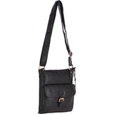 Vintage Small Leather Shoulder Bag Black – G20