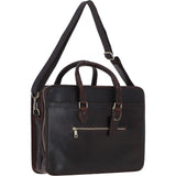 Ashwood Leather Large Business Case Brown: PL-48