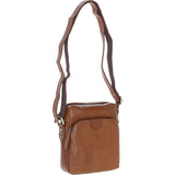 Mens Elegant Ashwood Leather Messenger Bag Honey: T-79