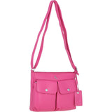 Adjustable Crossbody & Shoulder Bag Hot Pink: Cardiff
