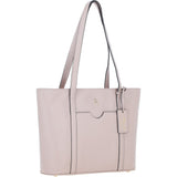 Ashwood Elegant Ladies Leather Shoulder Bag Beige: 64668