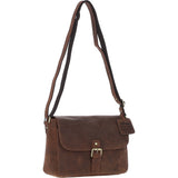 Vintage Satchel Leather Handbag Mud/brown: Kidderminster