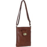 Ashwood Leather Crossbody Bag Tan: M-87