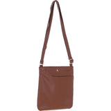 Ashwood Leather Curve Pocket Crossbody Bag Cognac: 63620