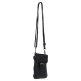 Ashwood Leather Crossbody Smart Phone Bag Black: D-99