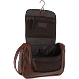 Ashwood Hi Veg Leather Hanging Wash Bag Tempo Brown : 8140