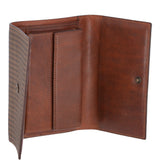 The Bridge Italian Leather Medium Purse Brown: 01778851 14