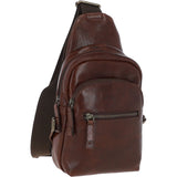 Small Ashwood Hi Veg Leather Sling Bag Tempo Brown: 8147 SLING