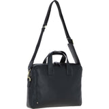 Gabicci Leather Messenger Bag Black: GB-64962