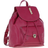 Ashwood Genuine Leather Compact Backpack Raspberry: Y-57