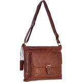 Vintage Medium Leather Shoulder Bag Honey – G23
