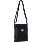 Ashwood Leather Crossbody Bag Black: M-87