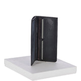 Cow Waxy Large Leather Classic 8 Card Bill-Fold  Wallet Black :  1558