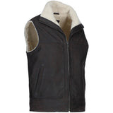 Ashwood Men's Leather Waistcoat Brown: SIGMA
