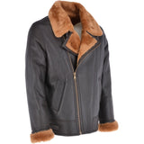 Sheepskin Flying Jacket Brn/dk Ginger: NV 47