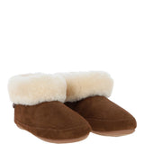 Sheepskin Slippers Chestnut: LADIES BOOTYS