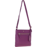 Ashwood Leather Smart Crossbody Bag Raspberry: 64638/cb-9