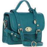 Stylish Ashwood Leather Small Satchel Bag Green: Y-61