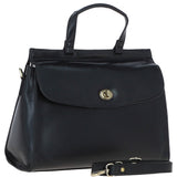 Ashwood Large Leather Grab Bag Black: V-84