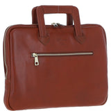Ashwood Leather Mens Laptop Handle Bag Tan: PL-45
