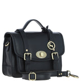 Stylish Ashwood Leather Large Satchel Bag Black: Y-63