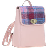 Ashwood Leather & Harris Tweed® Cloth Compact Backpack Baby-pink/Pink: TW-65-15-BP