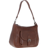 Ashwood Leather Women’s Buckle Shoulder Tote Bag Chestnut: S-33