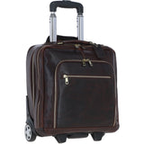 Ashwood Leather Business Trolley Bag Brown: PL-51