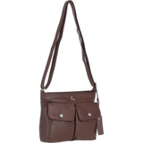 Adjustable Crossbody & Shoulder Bag Cognac: Cardiff