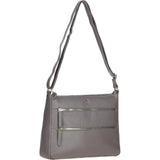 Ashwood Ladies Leather Shoulder Bag Taupe: AJ3