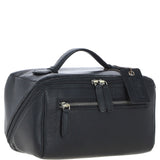Leather Washbag Black: K-49