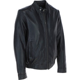 Ashwood Men's Genuine Leather Bomber Jacket Black: AW-2255