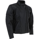 Mens Fashion Cowhide Leather Jacket Black: BIKER 220