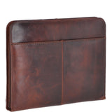 Vintage Leather Luxury A4 Metal Binder Sleeve Tan : Noah