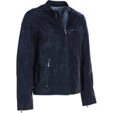 Ashwood Leather Men’s Zip-Up Biker Jacket Black: Largo-sp