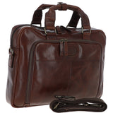 Ashwood Hi Veg Leather Laptop Briefcase Tempo Brown: 8143