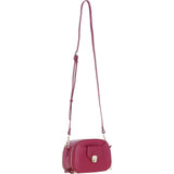 Ashwood Leather Compact Crossbody Bag with Adjustable Strap Raspberry: Y-53
