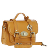 Stylish Ashwood Leather Medium Satchel Bag Mustard: Y-62