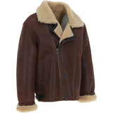 Sheepskin Flying Jacket Antique Beige: KE-184