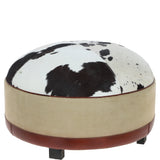 Luxurious Ashwood Leather Footrest/Stool Multi: M-18926