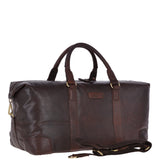 Large Leather Vintage Holdall Brandy : G-36
