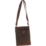 Ashwood Bronco Flap Over Crossbody Bag Mud/brown: ELA 2770