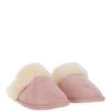 Women's Classic  Suede Sheepskin Slippers Pink: FEN-LADIES SLIPPERS