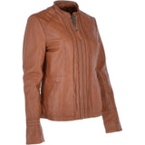 Leather Jacket Tan/nap: AWL-710