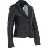 Ashwood Leather Women's Two Button Black Blazer: 10157