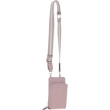 Ashwood Leather Luxury Crossbody Phone Bag Design-X Wood Rose: X-31