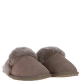 Women's Classic Suede Sheepskin Slippers Mink: Pippa