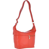 Medium Leather Shoulder Bag Papaya - 62666