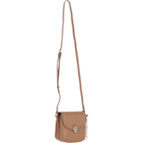 Ashwood Elegant Leather Crossbody Bag with Twist Lock Butterscotch: Y-52